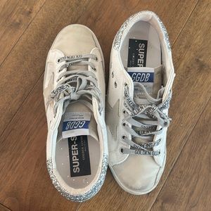 Golden Geese Sparkly Sneakers